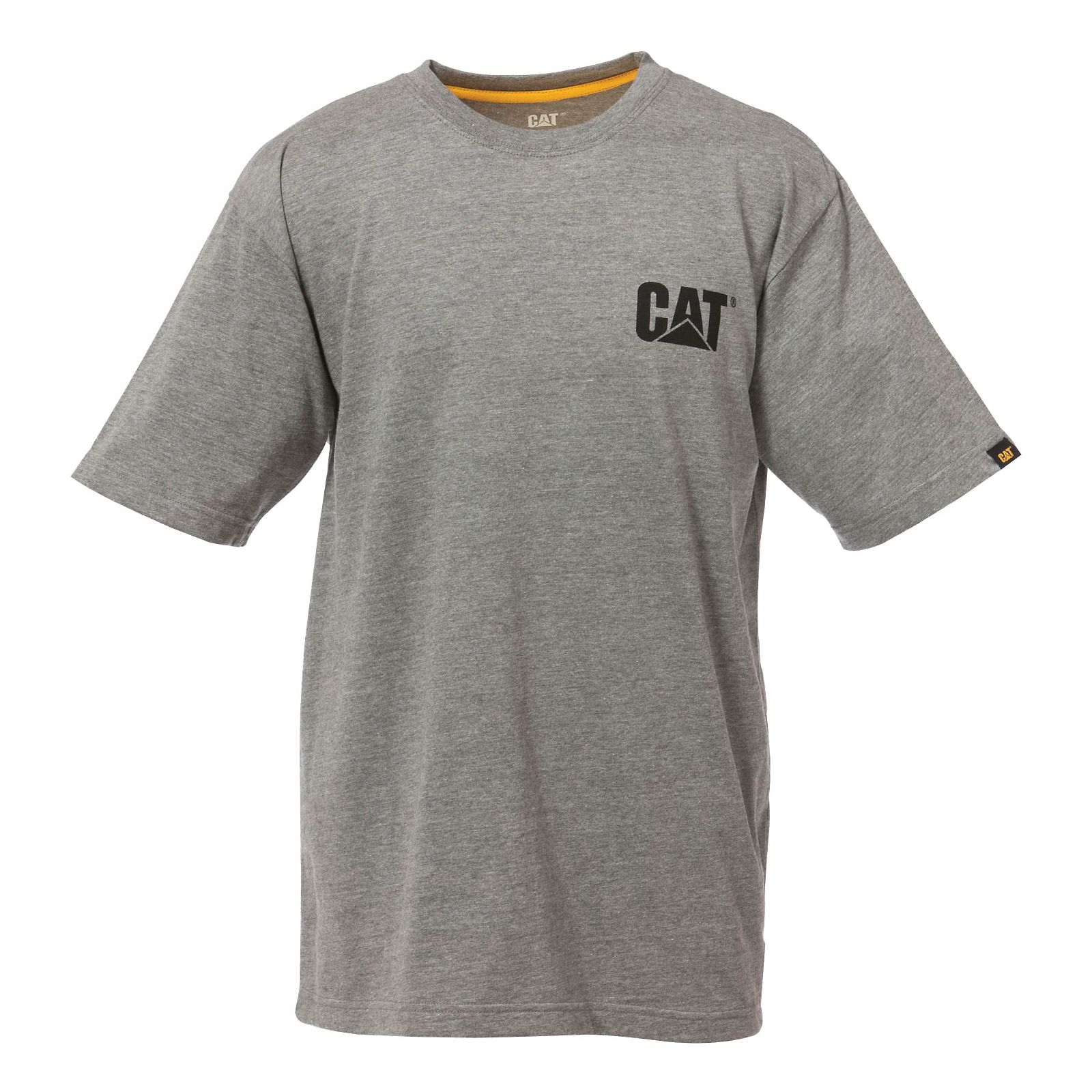 Caterpillar Clothing Karachi - Caterpillar Trademark Mens T-Shirts Dark Grey (295840-DXW)